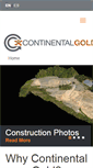 Mobile Screenshot of continentalgold.com